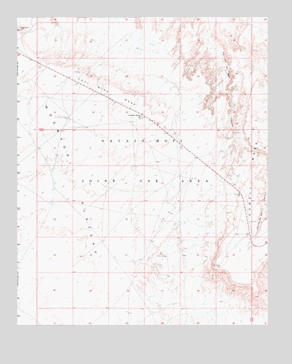 Coal Mine Mesa, AZ USGS Topographic Map