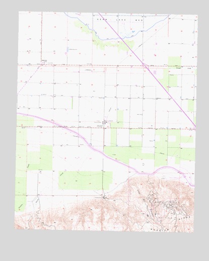 Coal Oil Canyon, CA USGS Topographic Map