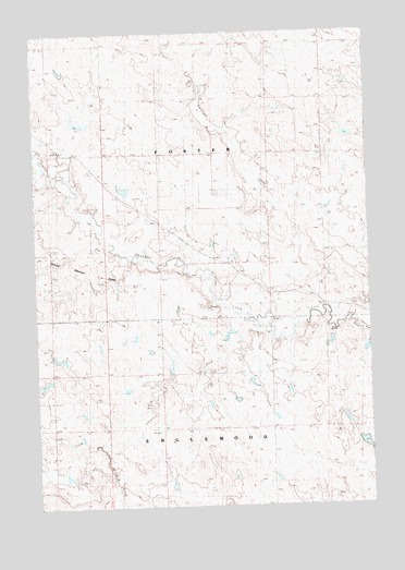 Coal Springs SE, SD USGS Topographic Map