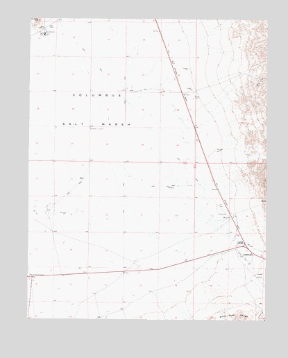 Coaldale, NV USGS Topographic Map