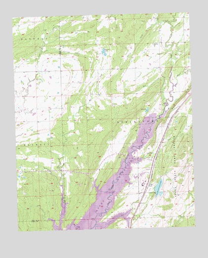 Coalgate SE, OK USGS Topographic Map