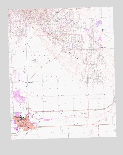 Coalinga, CA USGS Topographic Map