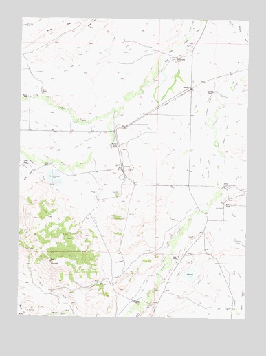 Coalmont, CO USGS Topographic Map
