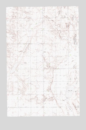 Coalridge, MT USGS Topographic Map