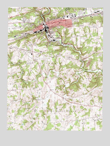 Coatesville, PA USGS Topographic Map
