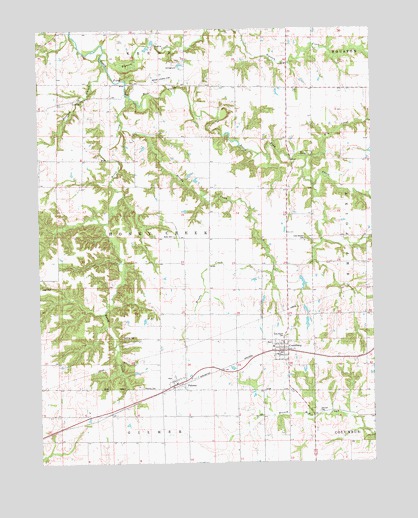 Coatsburg, IL USGS Topographic Map