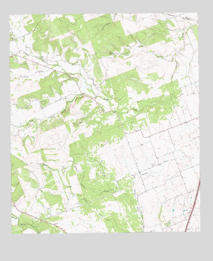 Cobbs Cavern, TX USGS Topographic Map