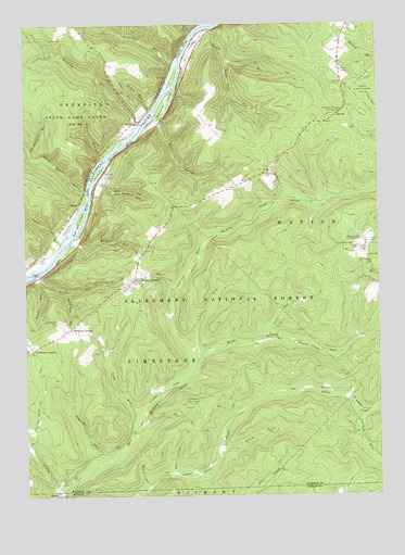 Cobham, PA USGS Topographic Map