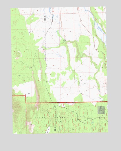 Coble Mountain, CA USGS Topographic Map