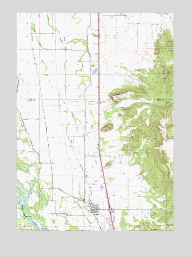 Coburg, OR USGS Topographic Map