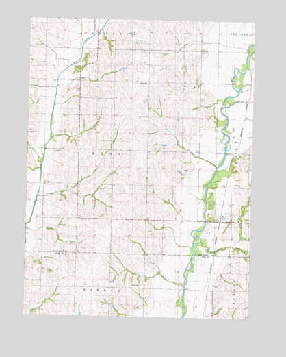 Coburg, IA USGS Topographic Map