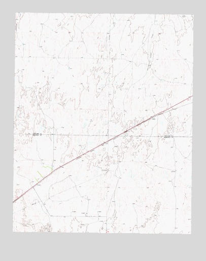 Coburn, TX USGS Topographic Map