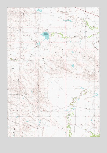 Cochran Reservoir, MT USGS Topographic Map