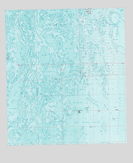 Cocodrie, LA USGS Topographic Map
