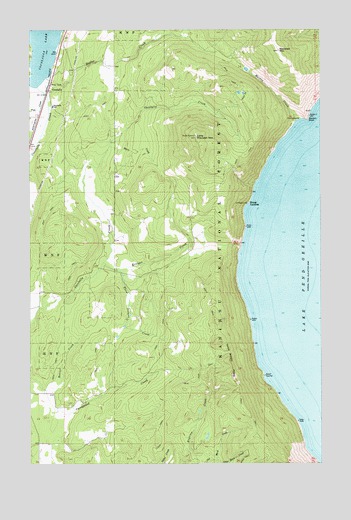 Cocolalla, ID USGS Topographic Map
