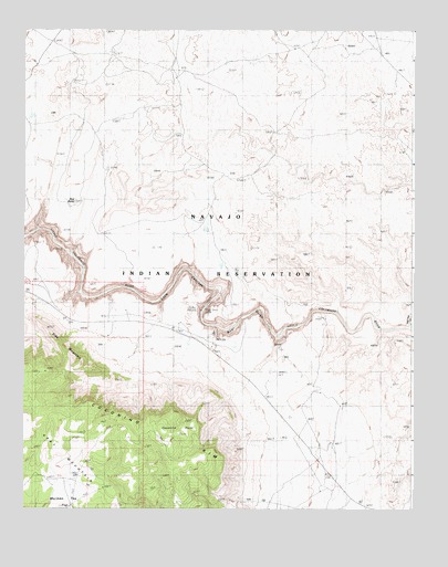 Coconino Point, AZ USGS Topographic Map