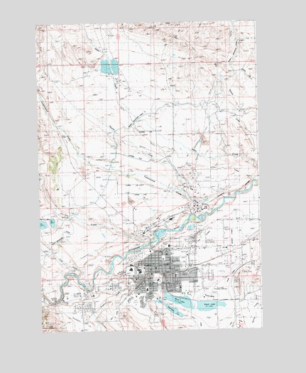 Cody, WY USGS Topographic Map