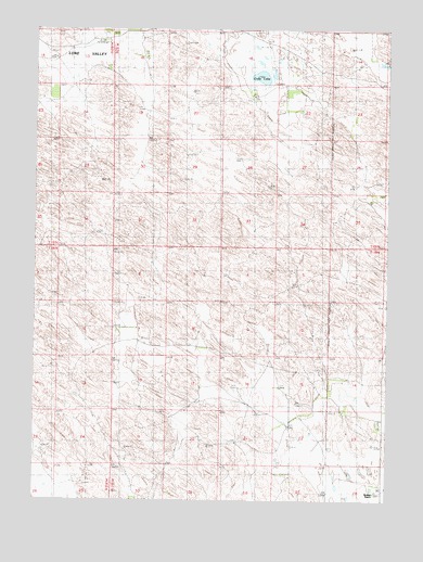 Cody Lake, NE USGS Topographic Map