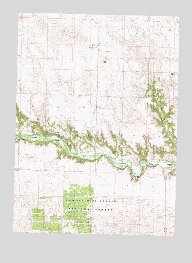 Cody SE, NE USGS Topographic Map