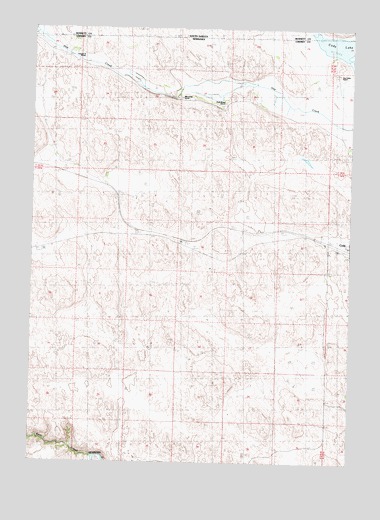 Cody West, NE USGS Topographic Map