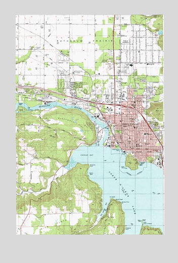 Coeur D'Alene, ID USGS Topographic Map