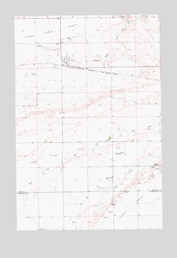 Coffee Creek, MT USGS Topographic Map