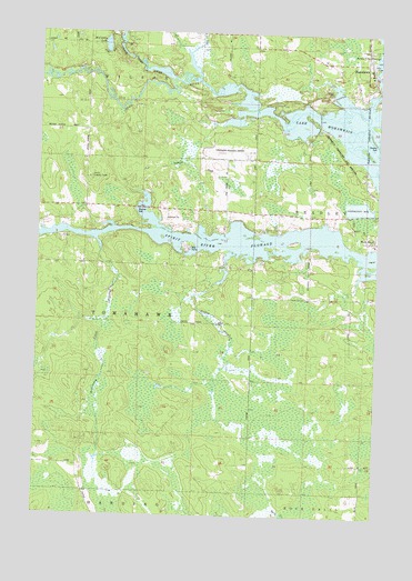 Coffee Creek, WI USGS Topographic Map