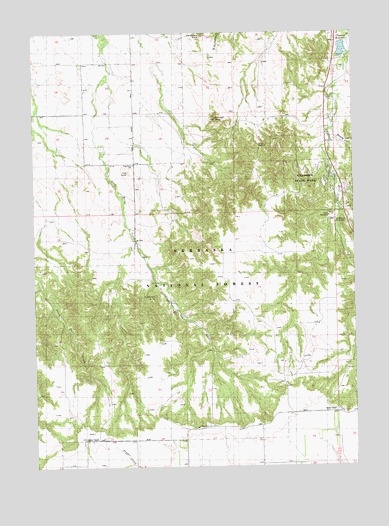 Coffee Mill Butte, NE USGS Topographic Map