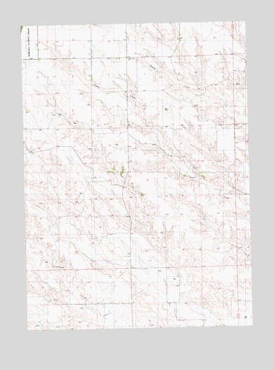 Coffee Mill Butte SE, NE USGS Topographic Map