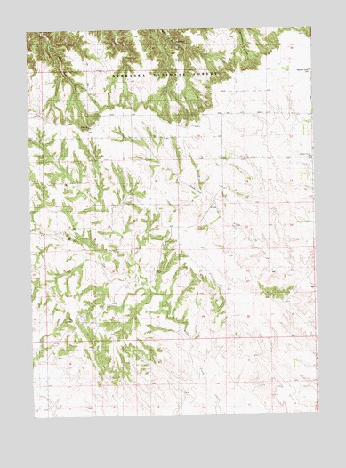 Coffee Mill Butte SW, NE USGS Topographic Map