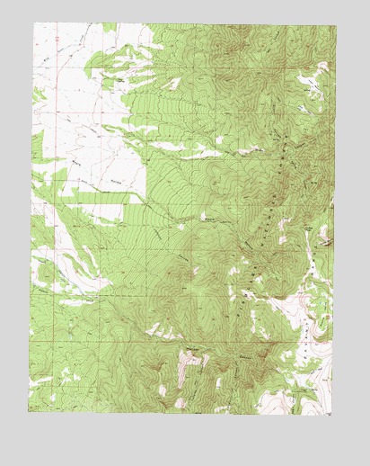 Coffee Peak, UT USGS Topographic Map