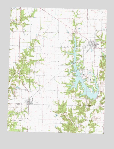 Coffeen, IL USGS Topographic Map