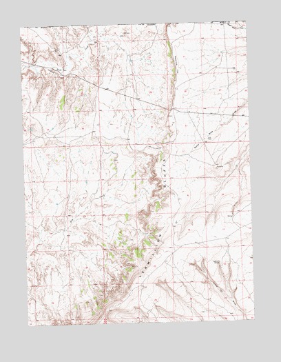 Coffeepot Spring, CO USGS Topographic Map