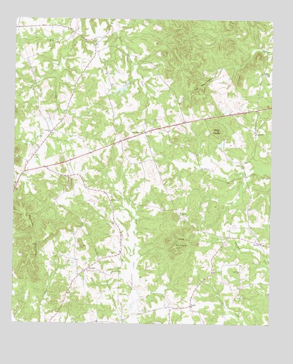 Coffeeville, TX USGS Topographic Map