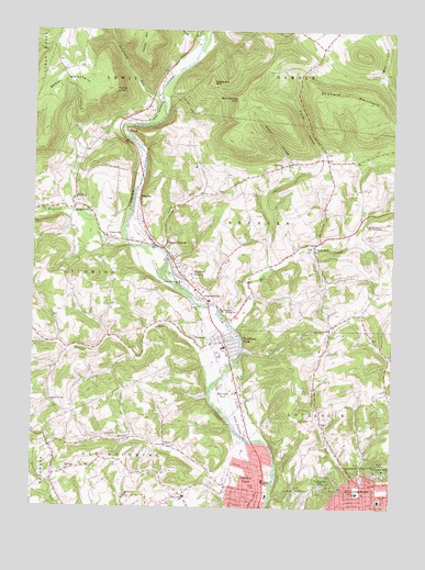 Cogan Station, PA USGS Topographic Map