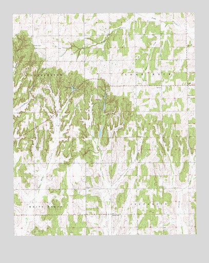 Cogar, OK USGS Topographic Map