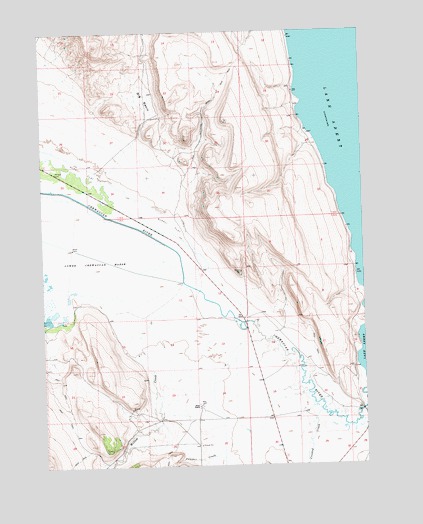 Coglan Buttes SE, OR USGS Topographic Map