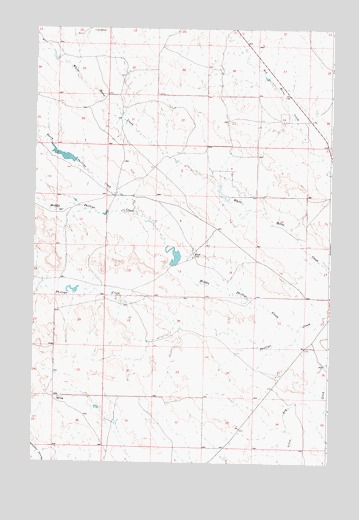 Cohagen SW, MT USGS Topographic Map