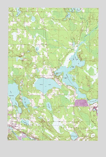 Cohasset East, MN USGS Topographic Map