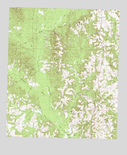 Cohay, MS USGS Topographic Map