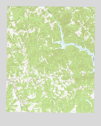Cokesbury, SC USGS Topographic Map
