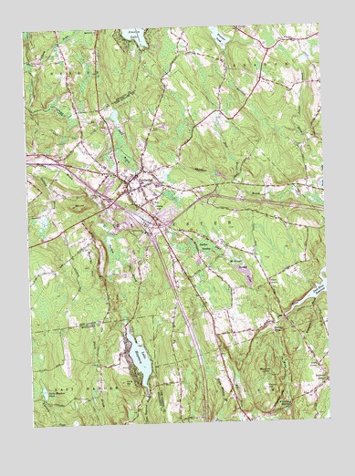 Colchester, CT USGS Topographic Map