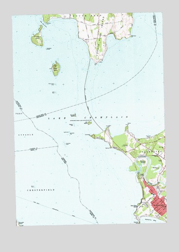 Colchester Point, VT USGS Topographic Map