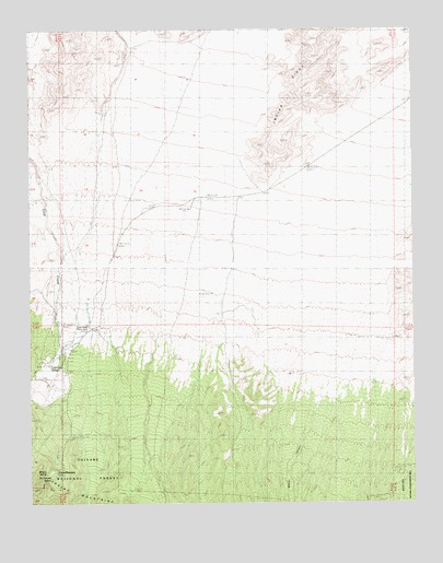 Cold Creek, NV USGS Topographic Map