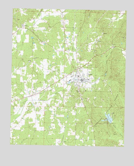 Ackerman, MS USGS Topographic Map