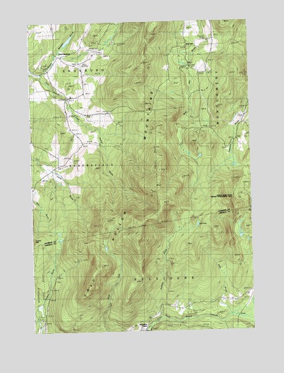 Cold Hollow Mountains Vt Topographic Map Topoquest