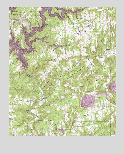 Cold Springs, AL USGS Topographic Map