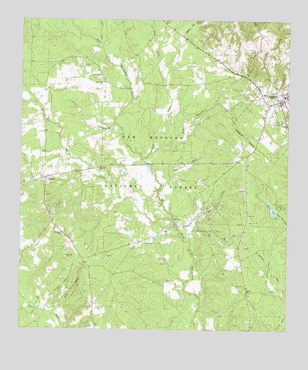 Coldspring, TX USGS Topographic Map