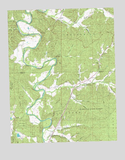 Coldwater, MO USGS Topographic Map
