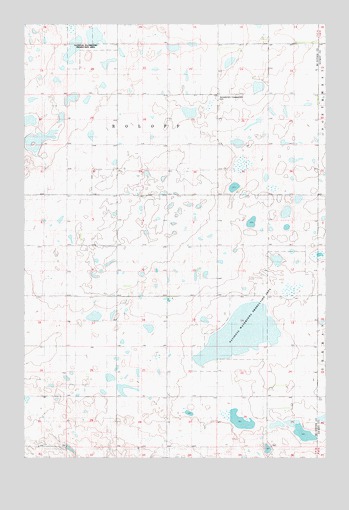 Coldwater Lake NE, ND USGS Topographic Map